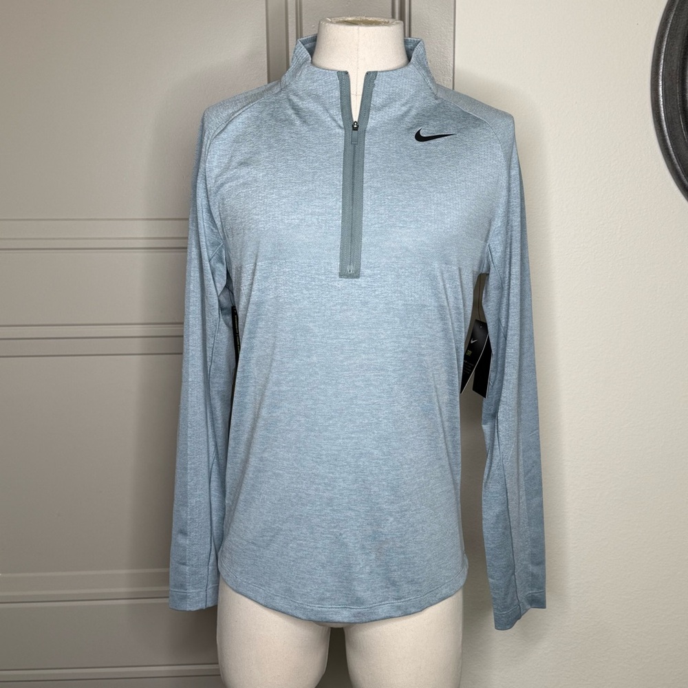 Nike Sky Blue Quarter-Zip Top